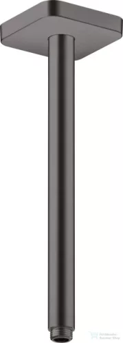 Hansgrohe AXOR SHOWERSOLUTIONS Softsquare 30 cm-es mennyezeti zuhanykar, szálcsiszolt fekete króm 26966340