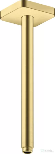 Hansgrohe AXOR SHOWERSOLUTIONS Softsquare 30 cm-es mennyezeti zuhanykar, szálcsiszolt sárgaréz 26966950