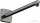Hansgrohe AXOR SHOWERSOLUTIONS 39 cm-es zuhanykar, polírozott fekete króm 26967330