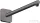 Hansgrohe AXOR SHOWERSOLUTIONS 39 cm-es zuhanykar,csiszolt fekete króm 26967340