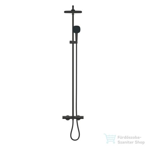 Grohe VITALIO Comfort 250 termosztátos zuhanyrendszer kádtöltővel,matt fekete 269842431