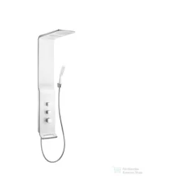   Hansgrohe Raindance Lift 180 2jet zuhanypanel falsíkon kívüli szereléshez, fehér/króm 27008400