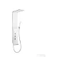 Hansgrohe Raindance Lift 180 2jet zuhanypanel falsíkon kívüli szereléshez, fehér/króm 27008400