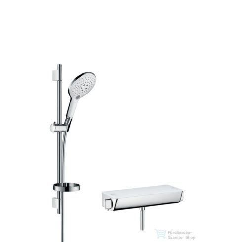 Hansgrohe HG Ecostat Select falsíkon kívüli zuhanycsaptelep/RD Select S 150, 0,65 m szett, fehér króm 27036400