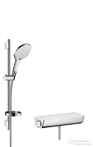 Hansgrohe HG Ecostat Select falsíkon kívüli zuhanycsaptelep/RD Select S 150, 0,65 m szett, fehér króm 27036400
