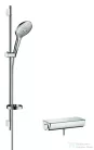 Hansgrohe HG Ecostat Select falsíkon kívüli zuhanycsaptelep/RD Select S 150, 0,90 m szett, króm 27037000