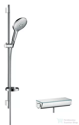 Hansgrohe HG Ecostat Select falsíkon kívüli zuhanycsaptelep/RD Select S 150, 0,90 m szett, króm 27037000
