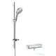 Hansgrohe HG Ecostat Select falsíkon kívüli zuhanycsaptelep/RD Select S 150, 0,90 m szett, króm 27037000