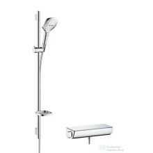   Hansgrohe HG Ecostat Select Combi/Raindance Select E 120 3jet 0,90m, króm/fehér 27039400