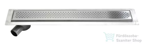 AQUALINE KROKUS Padlóösszefolyó rács, 76x14cm, inox 2705-80