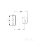 Grohe RAINSHOWER zuhanytartó,Brushed Warm Sunset 27075DL0