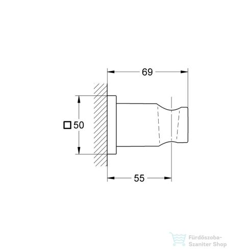 Grohe RAINSHOWER zuhanytartó,Brushed Warm Sunset 27075DL0
