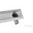AQUALINE PAVINO padlóösszefolyó burkolható rosttal, 76x14cm, inox 2710-80