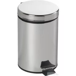   AQUALINE SIMPLE LINE szemetes kosár, átm:170x260mm, 3l, fényes inox (27103)