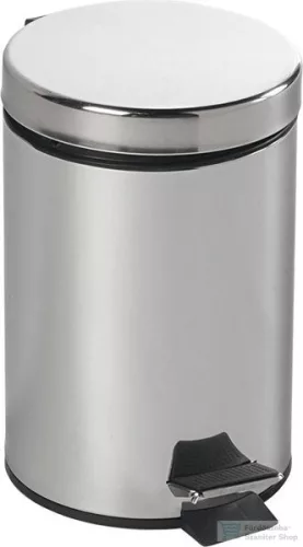 AQUALINE SIMPLE LINE szemetes kosár, átm:170x260mm, 3l, fényes inox (27103)