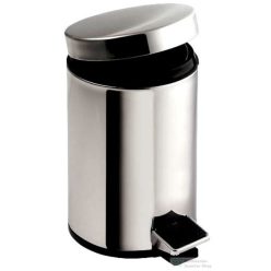   AQUALINE SIMPLE LINE szemetes kosár, átm:210x280mm, 5l, fényes inox (27105)