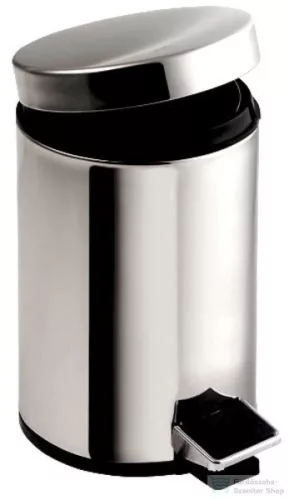 AQUALINE SIMPLE LINE szemetes kosár, átm:210x280mm, 5l, fényes inox (27105)