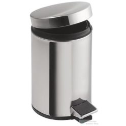   AQUALINE SIMPLE LINE szemetes kosár, átm:250x400mm, 12l, fényes inox (27112)