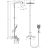 Hansgrohe HG RD Select Showerpipe 360 kád króm 27113000
