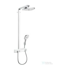   Hansgrohe HG RD Select E 300 2jet Showerpipe fehér króm 27126400