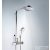 Hansgrohe HG RD Select E 300 3jet Showerpipe fehér króm 27127400