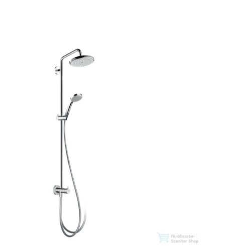 Hansgrohe CROMA Showerpipe 220, 1 jet Reno zuhanyszett esőztetővel, króm 27224000