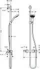 Hansgrohe Croma Select S Multi SemiPipe 27247400