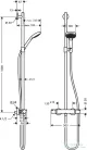 Hansgrohe Croma Select E Multi SemiPipe 27248400