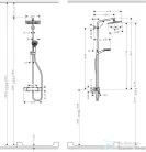Hansgrohe HG Crometta E 240 Showerpipe EcoSmart króm 27281000