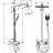 Hansgrohe Raindance Select E 360 Showerpipe, króm 27288000