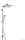 Hansgrohe Crometta E 240 1jet Reno EcoSmart Showerpipe zuhanyrendszer csaptelep nélkül 27289000