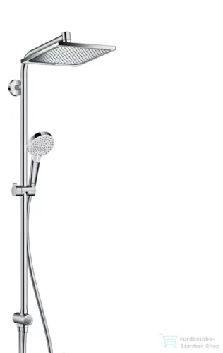 Hansgrohe Crometta E 240 1jet Reno EcoSmart Showerpipe zuhanyrendszer csaptelep nélkül 27289000