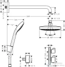 Hansgrohe Design zuhanyszett Croma Select S / Ecostat S 27295000