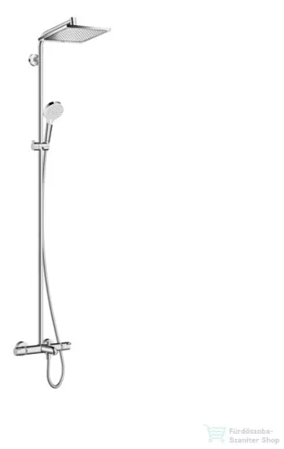 Hansgrohe HG Crometta E 240 Showerpipe kádakhoz, termosztáttal, króm 27298000