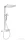 Hansgrohe Raindance Square 300 1jet Showerpipe 27361000