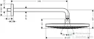 Hansgrohe HG RD Select S 300 2jet fejzuhany fali króm 27378000