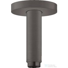   Hansgrohe mennyezeti csatlakozó S 10 cm, szálcsiszolt fekete/króm 27393340