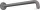 Hansgrohe 38,9 cm-es zuhanykar, szálcsiszolt fekete/króm 27413340