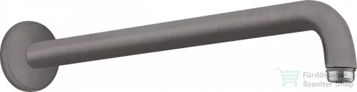 Hansgrohe 38,9 cm-es zuhanykar, szálcsiszolt fekete/króm 27413340