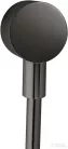 Hansgrohe AXOR STARCK Fixfit gégecső csatlakozó DN15,polírozott fekete króm 27451330