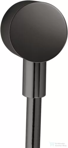 Hansgrohe AXOR STARCK Fixfit gégecső csatlakozó DN15,polírozott fekete króm 27451330