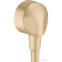   Hansgrohe FIXFIT E gégecső csatlakozó visszafolyás gátló nélkül, szálcsiszolt bronz 27454140