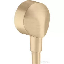   Hansgrohe FIXFIT E gégecső csatlakozó visszafolyás gátló nélkül, szálcsiszolt bronz 27454140