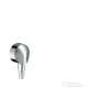 Hansgrohe Fixfit E fali csatlakozó visszafolyás-gátlóval DN15, króm 27458000