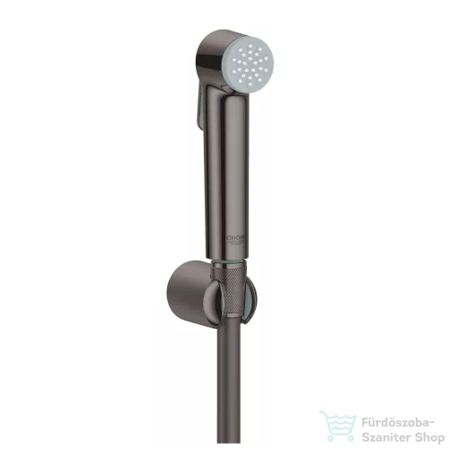 Grohe TEMPESTA-F Trigger 30 bidé zuhany fali tartóval,gégecsővel,Hard Graphite 27513A01