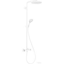   Hansgrohe RAINDANCE Select S Showerpipe termosztátos zuhanyrendszer, matt fehér 27633700