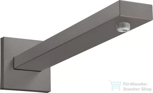 Hansgrohe Square zuhanykar 38,9 cm, szálcsiszolt fekete/króm 27694340