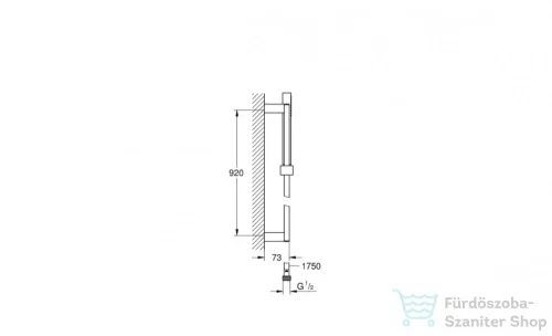 Grohe Euphoria Cube Stick rudas zuhanygarnitúra, króm 27700000