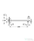 Grohe RAINSHOWER 28,6 cm-es zuhanykar,Króm 27709000