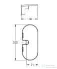 Grohe VITALI UNIVERSAL tálca zuhanyrúdhoz 27725001